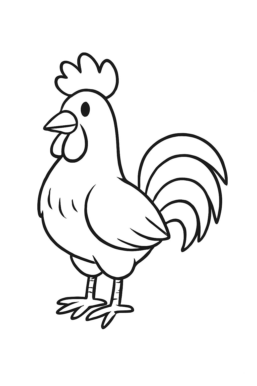 Coloriage Le coq
