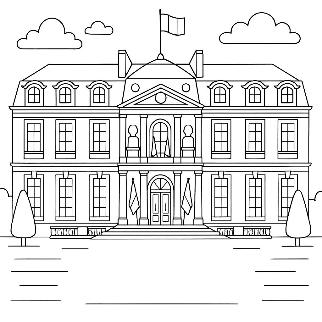 Coloriage Élysée