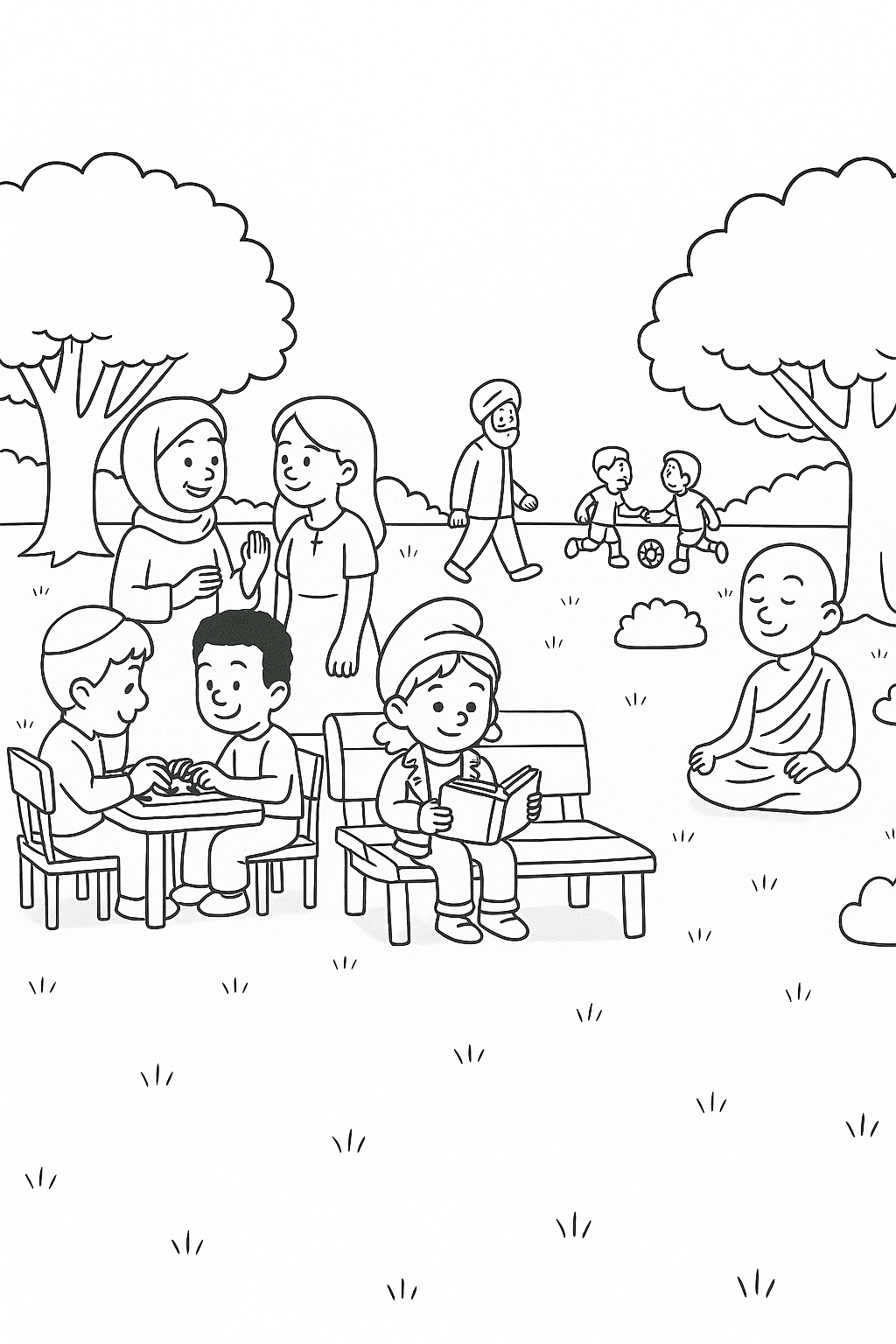 Coloriage Laïcité