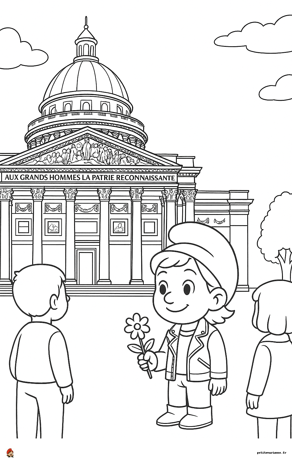 Coloriage Panth on Petite Marianne Coloriage Panth on Petite Marianne